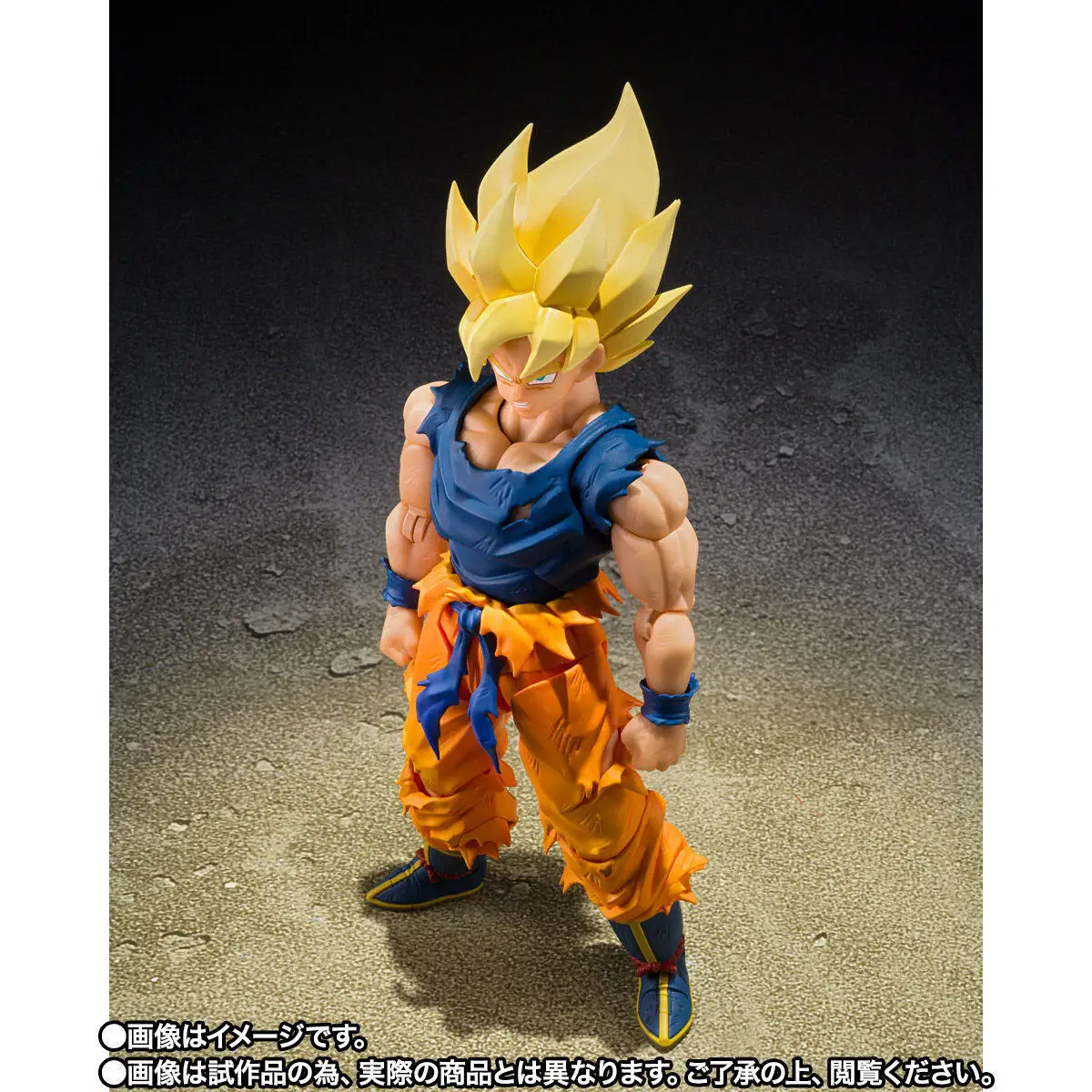 Фото Новая оригинальная фигурка Dragon Ball Z BANDAI S.H.Figuarts Super Saiyan Son Goku Fighter of Rage, коллекционная аниме-фигурка, игрушка, подарок №5