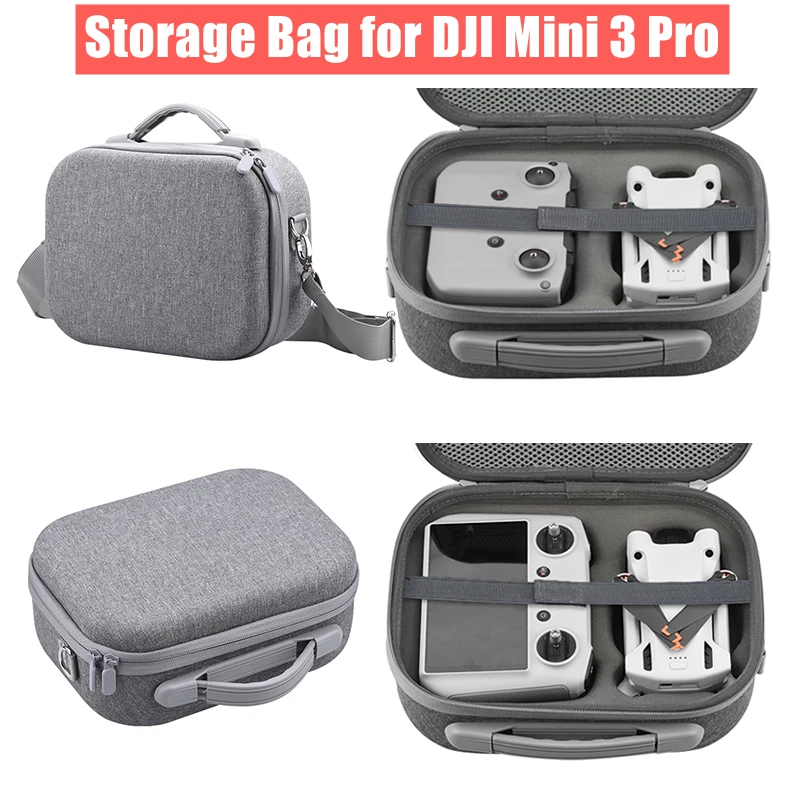 For DJI Mini 3 Pro Storage Bag Remote Controller Carrying Case Handbag Portable Shoulder Bag Drone Accessories