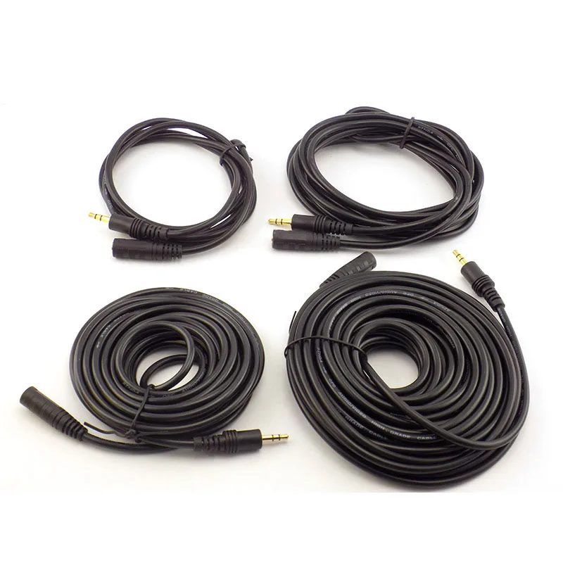 1.5/3/5/10M 3.5mm Stereo Male to Female Audio Extension Cable Cord for Headphone TV Computer Laptop MP3/MP4 Earphone H10 images - 6