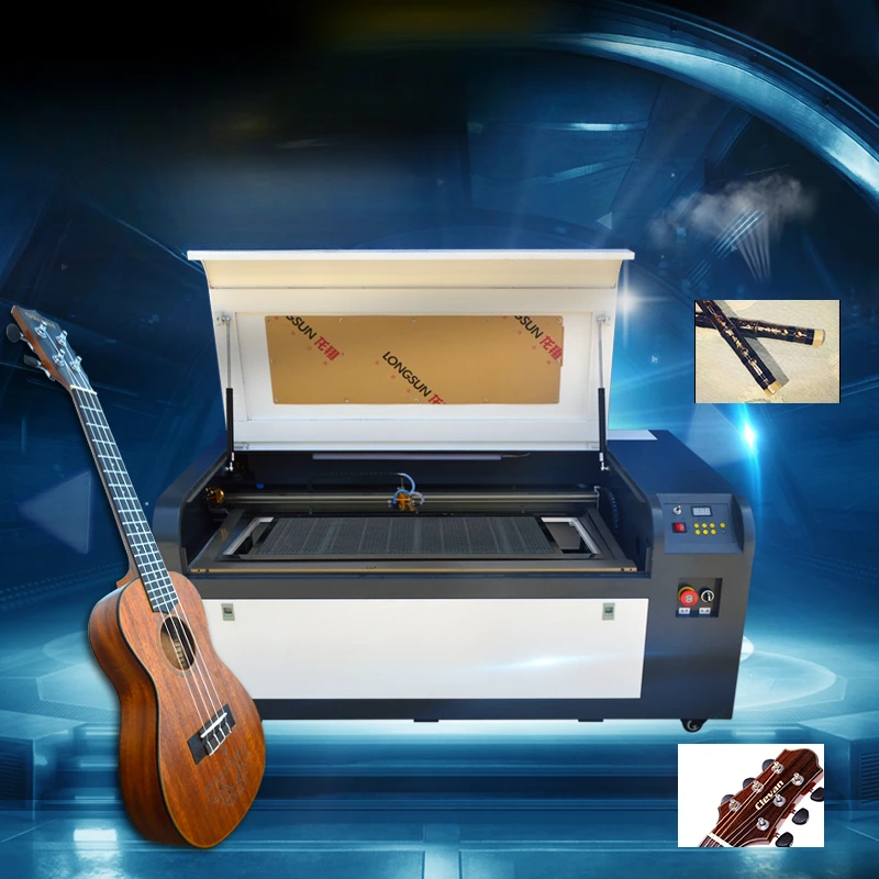 Лазерный инструмент конкретная машина для резьбы гитара Yukrili Бамбуковая канавка