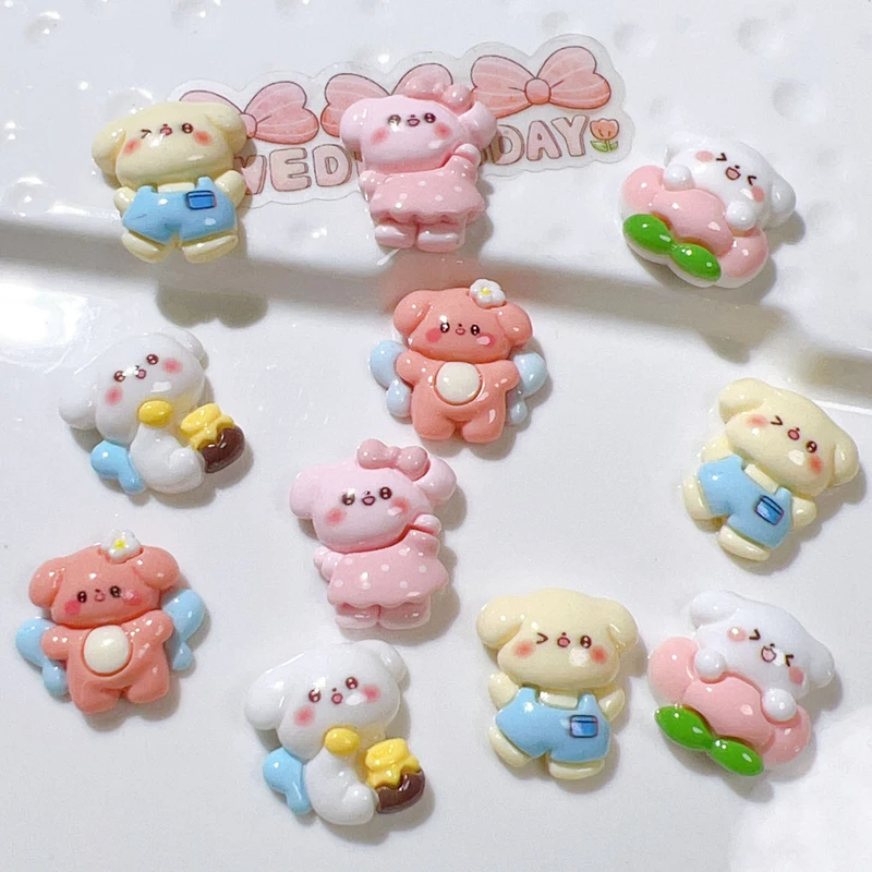 10 шт. новый милый миниатюрный мультяшный медведь кролик из смолы альбом для