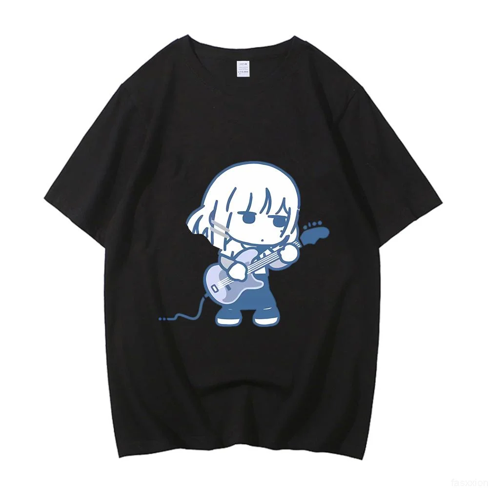

Bocchi the Rock! Футболка Hitori Bocchi мужская из чистого хлопка, европейские размеры, 2000s y2k