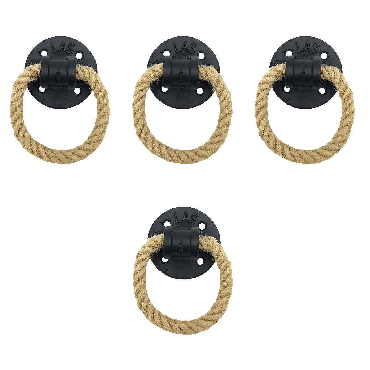 

4 pcs Vintage Door Handle Cabinet Drawer Pull Ring Cupboard Wardrobe Handle