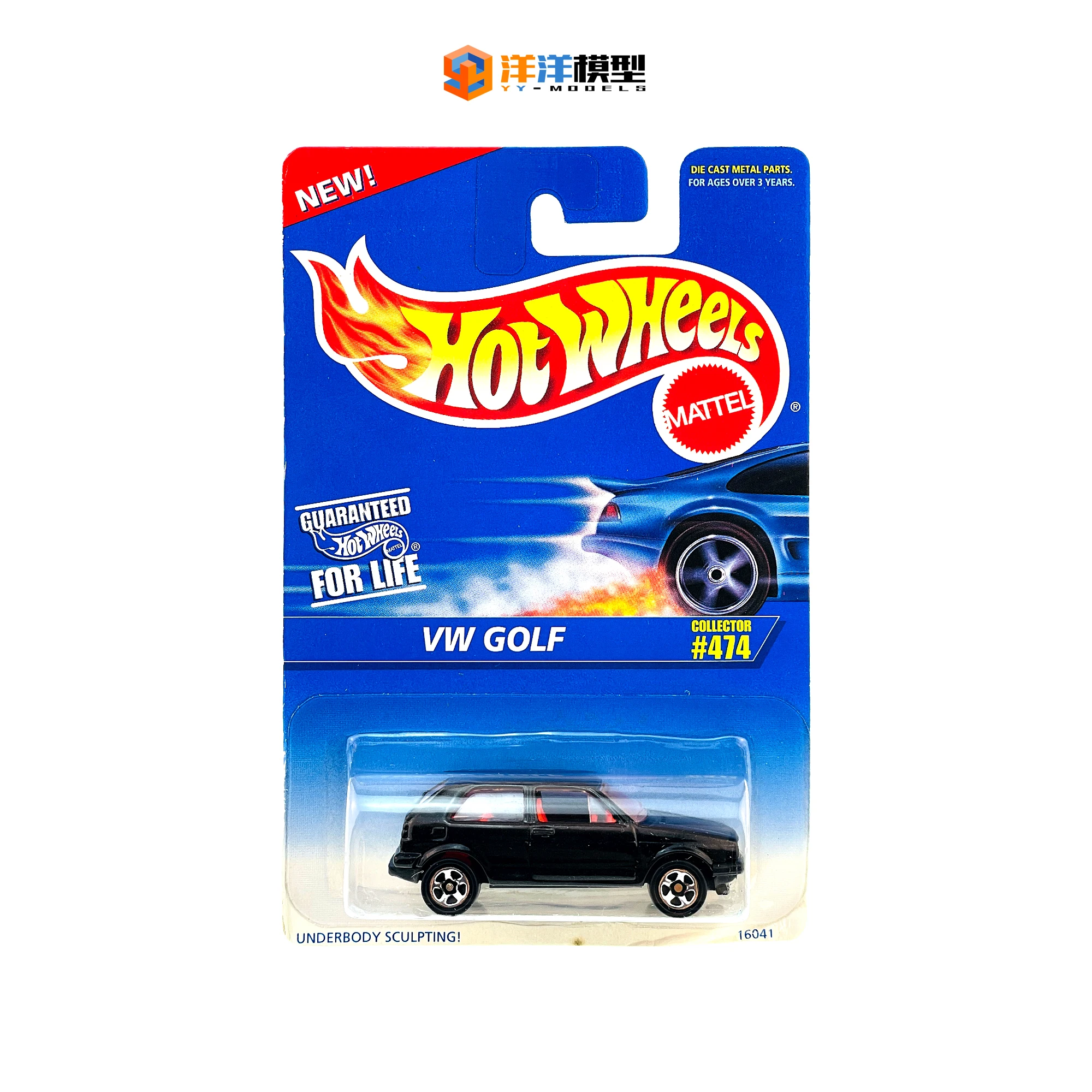 

Hot Wheels 1:64 1996 vw golf Collection of die cast alloy trolley model ornaments