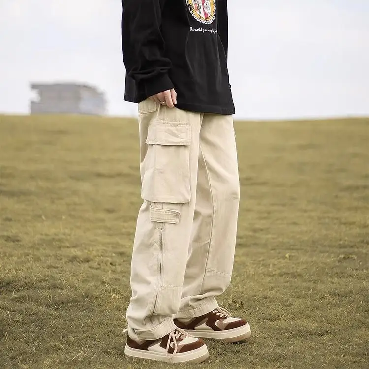 Autumn and winter new 2024 overalls boys daily wear with autumn straight leg slacks