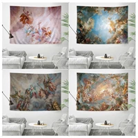 christian church mural angel wall tapestry for living room home dorm decor wall hanging sheets