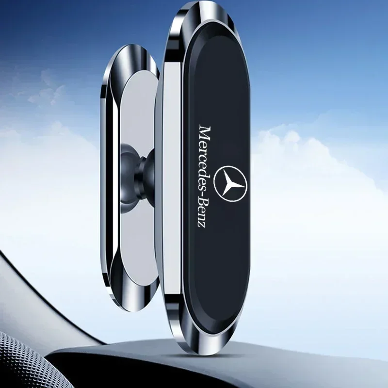 Фото Магнитный держатель для телефона в автомобиль для Mercedes-Benz AMG W205 W203 GLC GLK W206 W168 W169 W220 C180 C200 W211 (крепление на центральную часть руля) №3