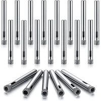 20 pcs 6 mm diamond drill bit for glass cutting set hole saw bits for glass anti corrosion glass drill bit for bottles