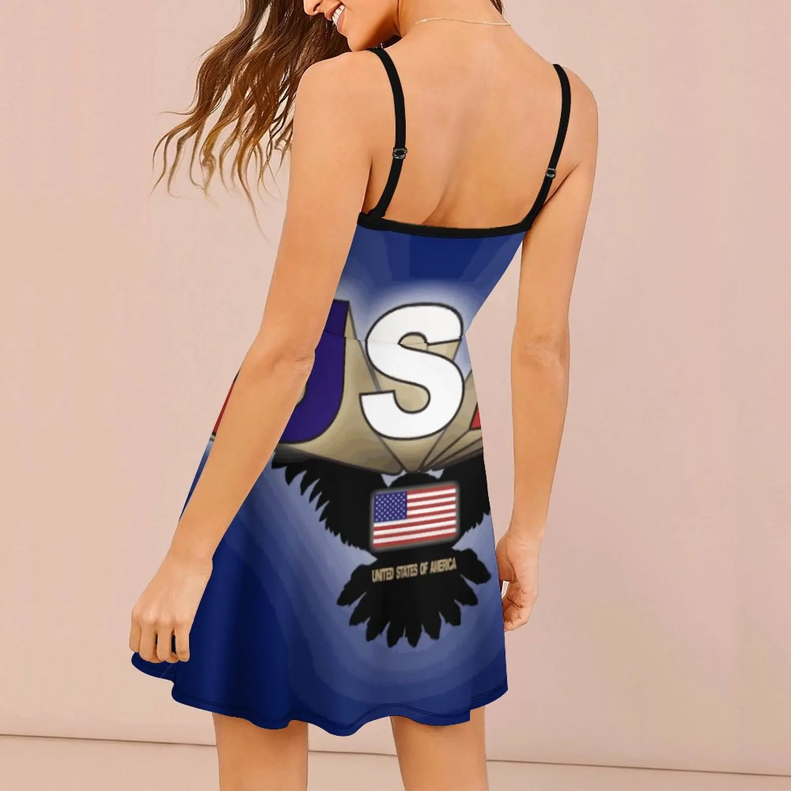 Классическая американская экзотическая Женская одежда с флагом орела женское