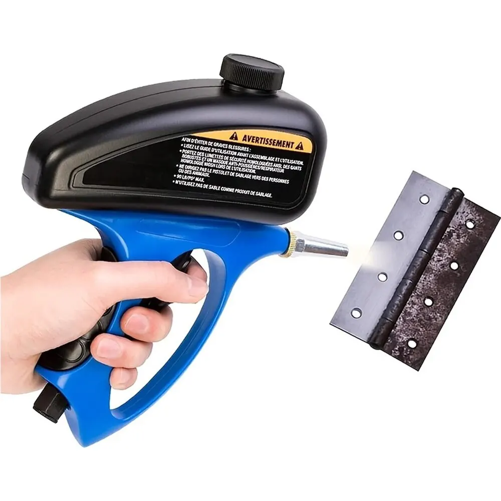 Adjustable Sandblasting Gun 90psi Portable Sand Blaster Sand