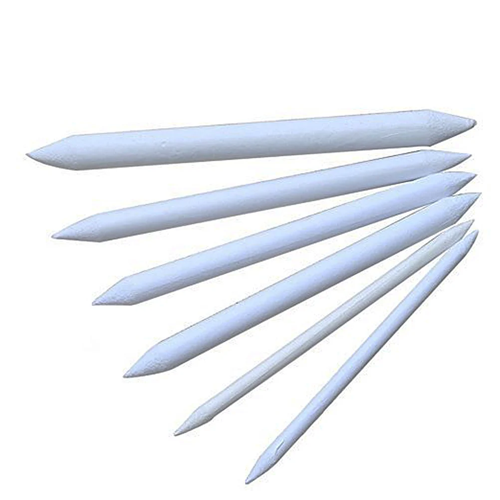 

6pcs Blending Stumps And Tortillions Set Artist Sketch Rub Drawing Tool