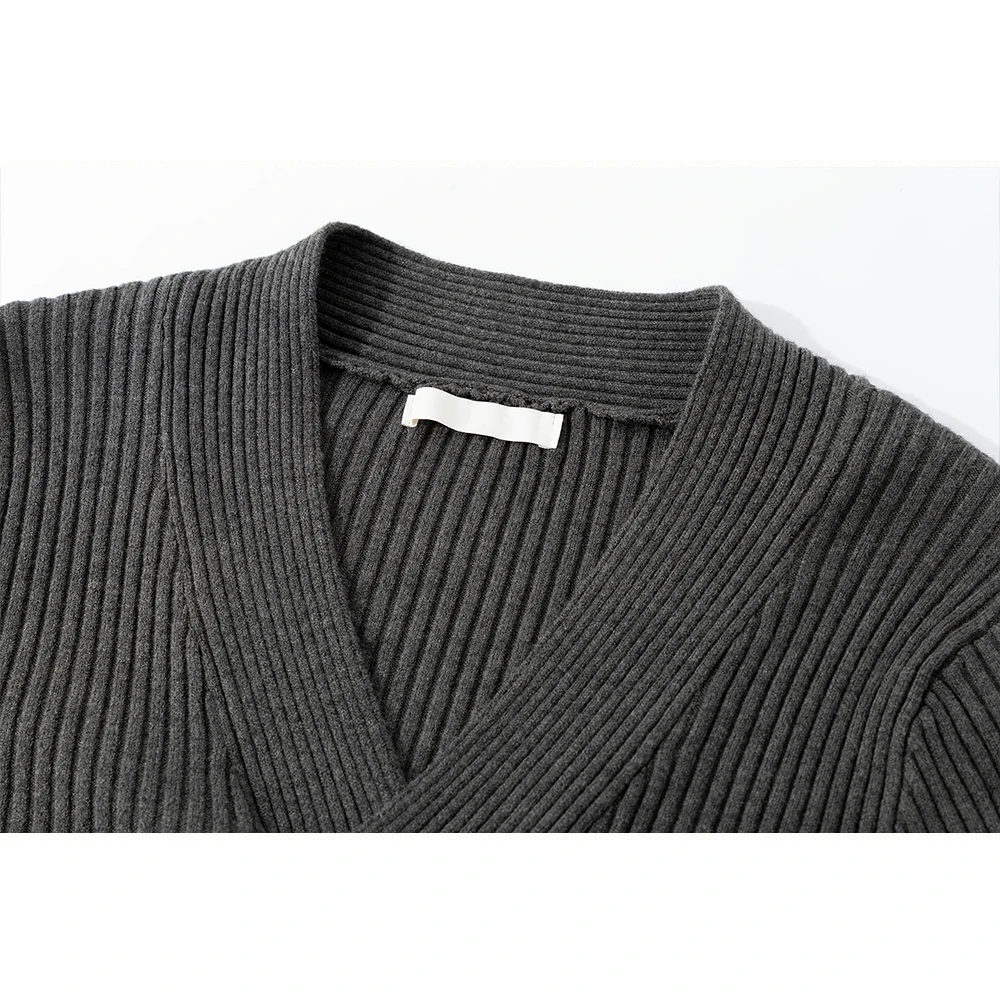 Jiagelin корейская серия Sense of Atmosphere с v-образным вырезом на талии облегающая