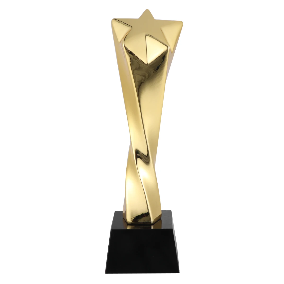 

Golden Five-Pointed Star Trophy Resin Reward Prize Competition Gift Award Trophy Sport Event Company Award School Competition