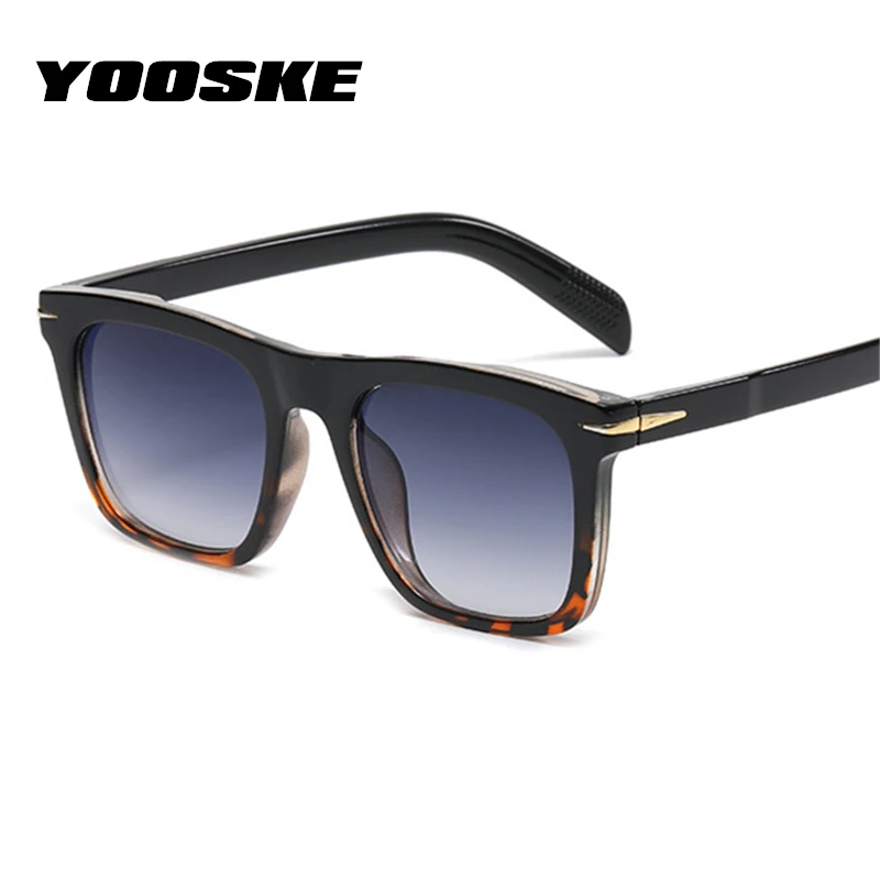 YOOSKE 2022 Большие Квадратные Солнцезащитные очки женские роскошные брендовые
