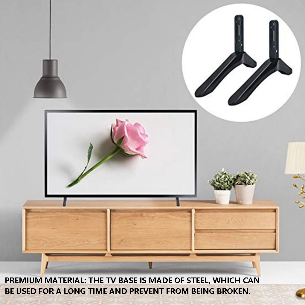 Strong Universal Riser Delicate Metal Legs For 32 To 65 Inches