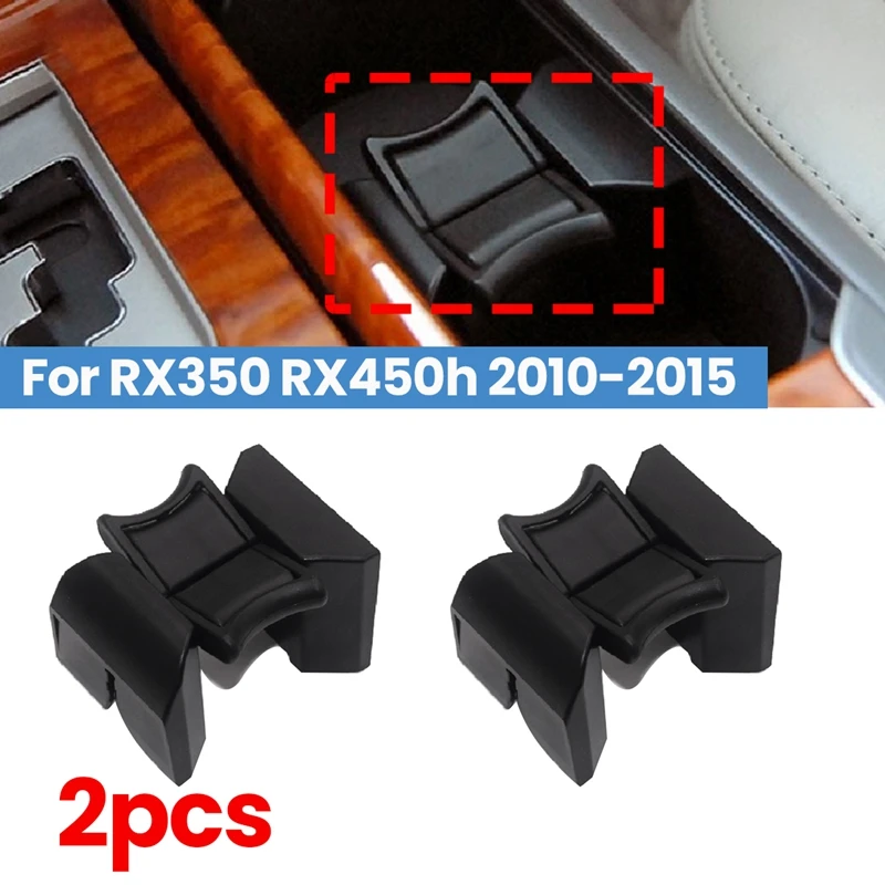 

2PCS Center Console Cup Holder Insert Divider For LEXUS RX350 RX450H 2010 2011 2012 2013 2014 2015 New 55618-0E040