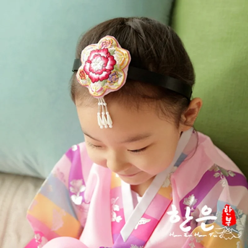 Детская повязка на голову/головной убор невесты для девочек Корейская