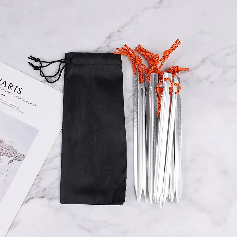 10 шт. ультралегкие сверхпрочные палатки из алюминиевого сплава колышки для ногти