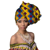 multi color african print ankara head wrap tie scarf women fashion hair accessories african bazin rich headwear af009