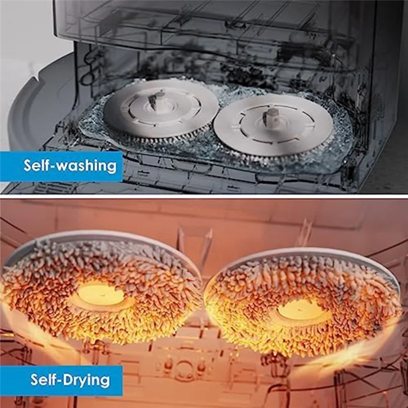 Набор аксессуаров для робота-пылесоса Roborock Q Revo накладки швабры основная боковая