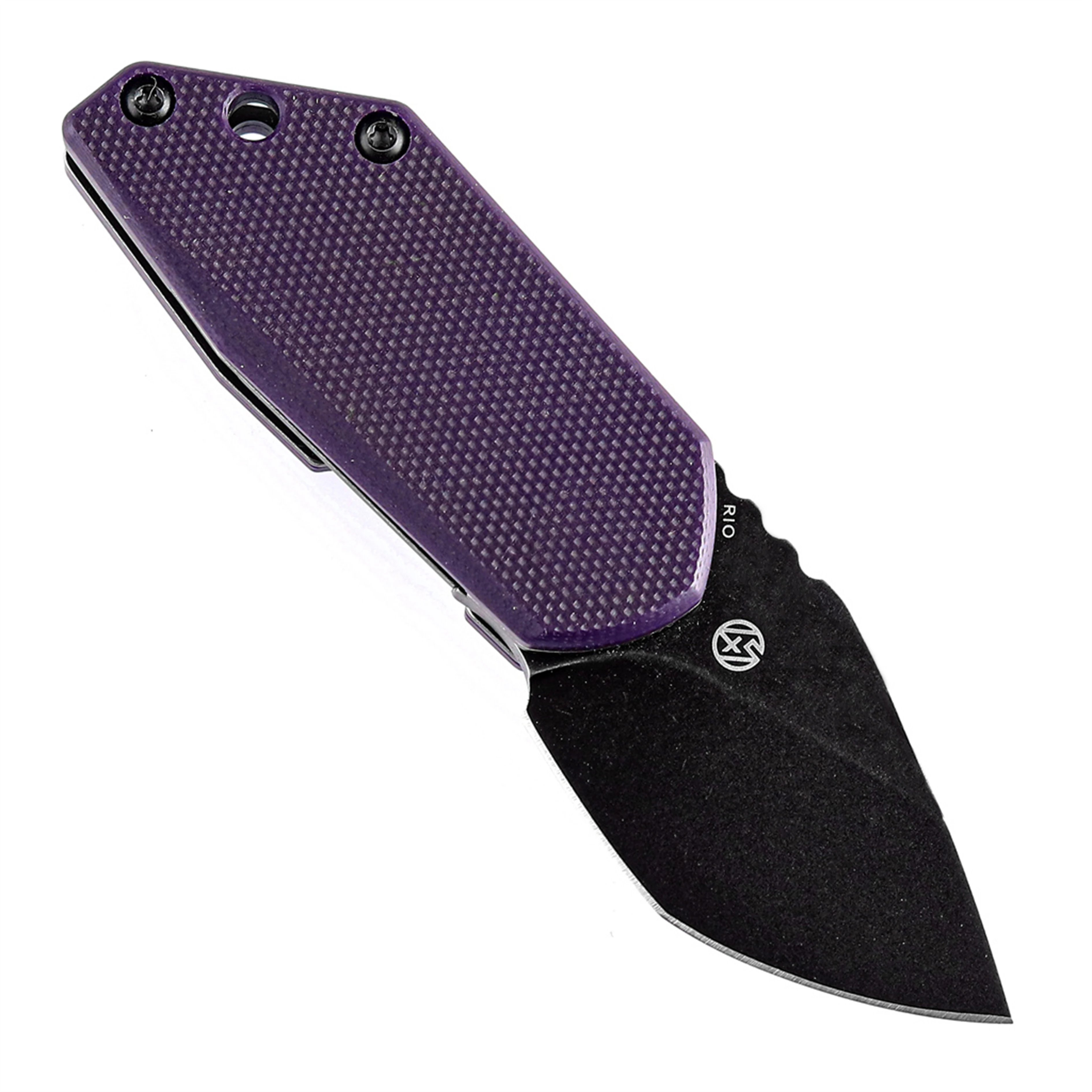 Фото Складные ножи Kansept K3044 RIO с лезвием 1.56'' из стали M390 и рукоятью из титана/микарты/G10, дизайн 4T5, инструменты для повседневного использования, мини-ножи. №3