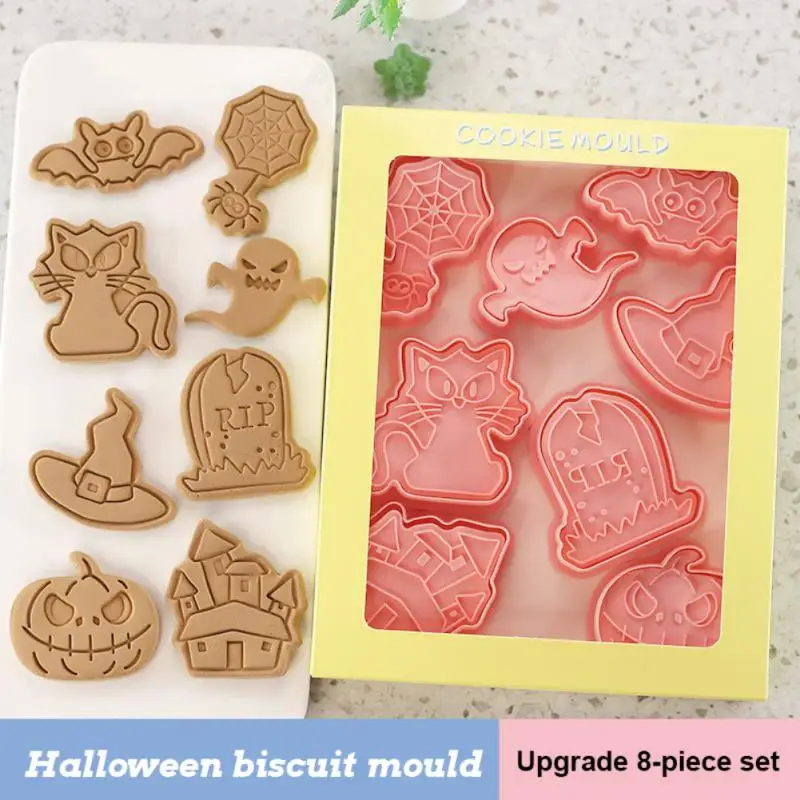 

Cookie Mold Cookie Cutters 3D Cartoon Plastic Pressable Biscuit Mold Cookie Stamp Baking Pastry Bakeware Bar Kitchen Accessories