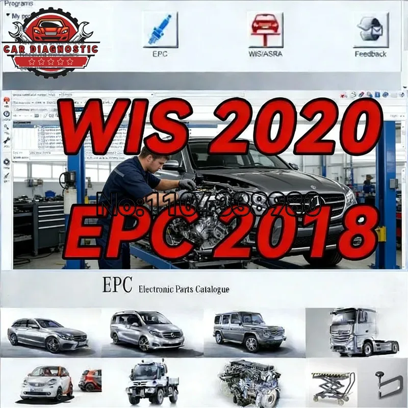Фото 2026 год, хит продаж, новейшее издание 2020.10 MB STAR WIS/ASRA EPC: Руководство по обслуживанию и ремонту, а также каталог запчастей для Mercedes-Benz. №1