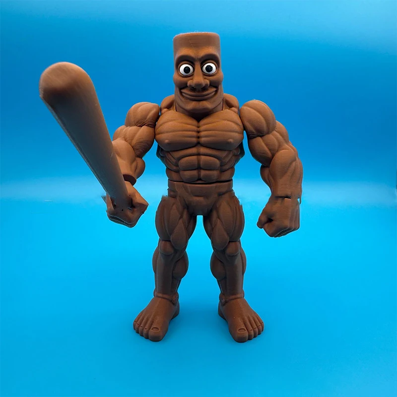 Фото Итальянская игрушка Brainrot, 3D печатная кукла, Tung Tung Sahur, фигурка Tralalero Tralala, фигурка акулы, украшение для стола, подарки, домашний декор №5