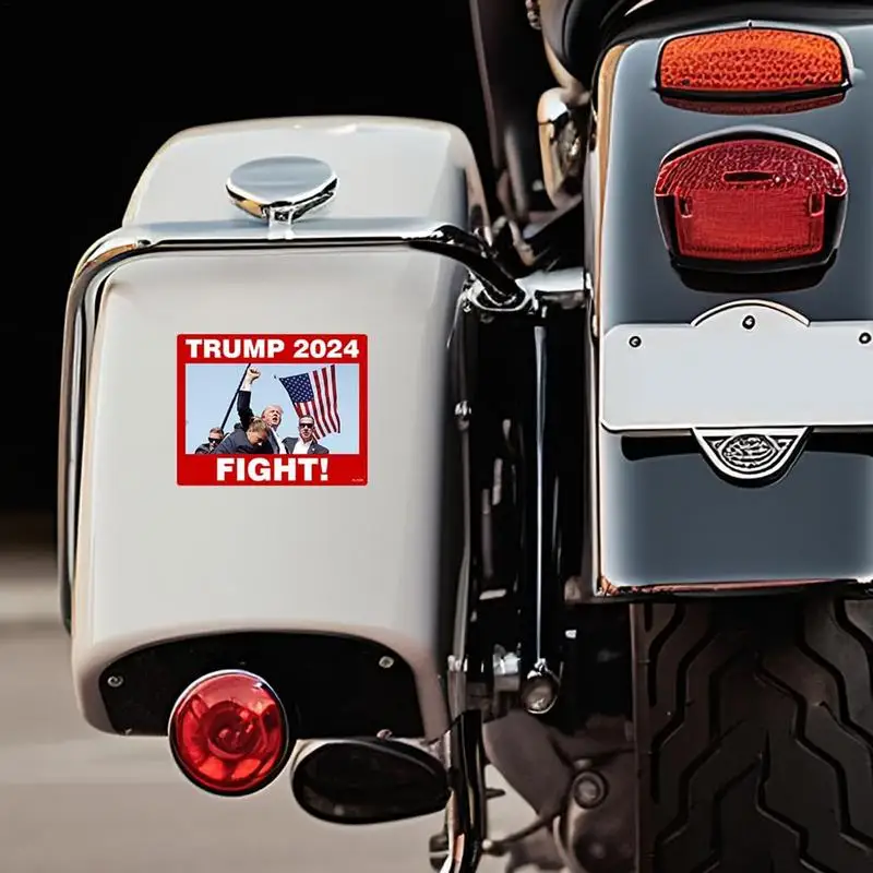 Автомобильная наклейка с Дональдом Трампом 2024 наклейки для стрельбы борьбы 5x4
