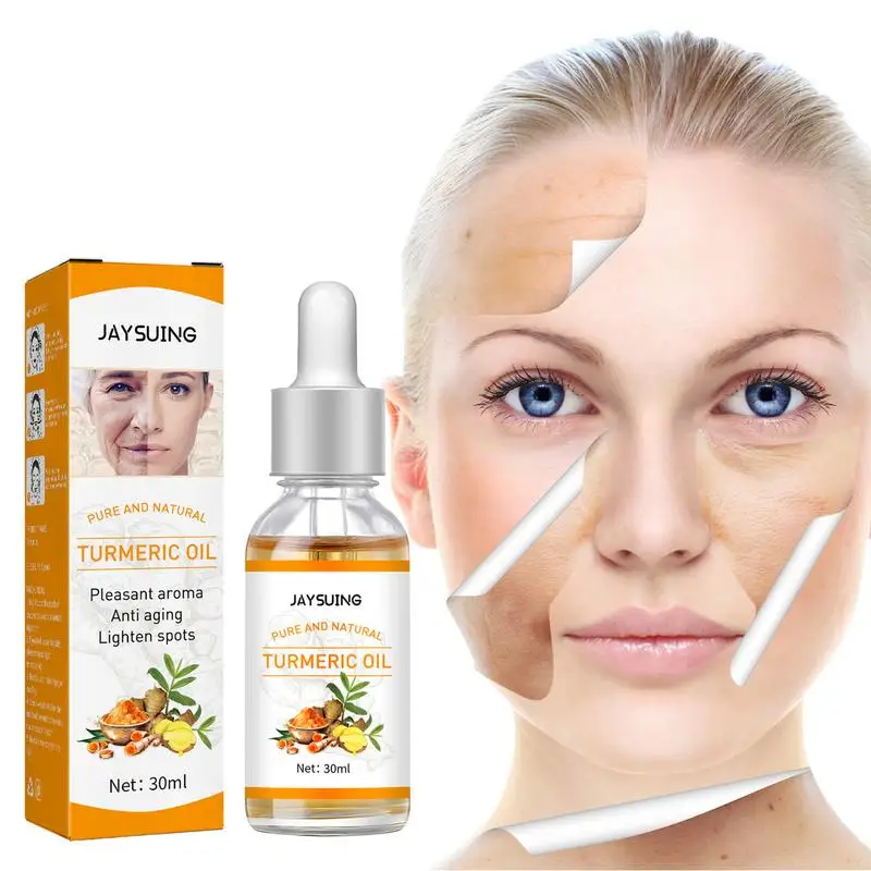 

Turmeric Face Essence Oil Black Spots Remove Serum Anti Aging Wrinkles Removal Moisturizing Whitening Essential Oil Skin Repair