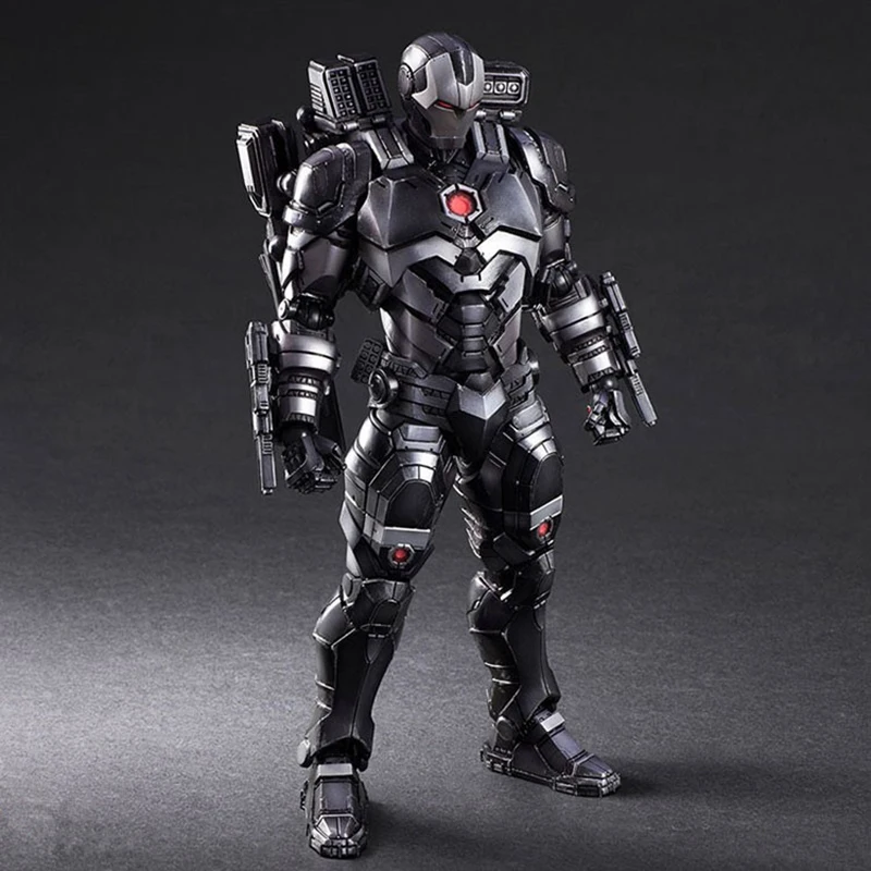 

Marvel Avengers Play Arts Ironman War Machine BJD Action Figure Super Hero Black Iron man Figurine Model Toy Doll 25CM Gift