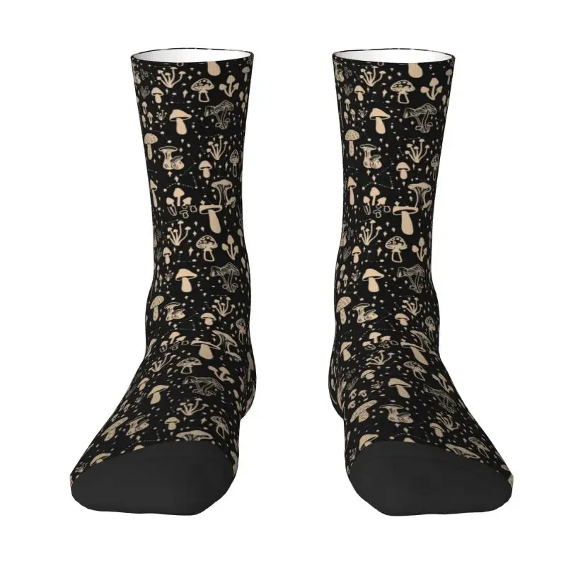 

Magical Mushrooms Dress Socks Men's Women's Warm Fashion Novelty Crew Socks