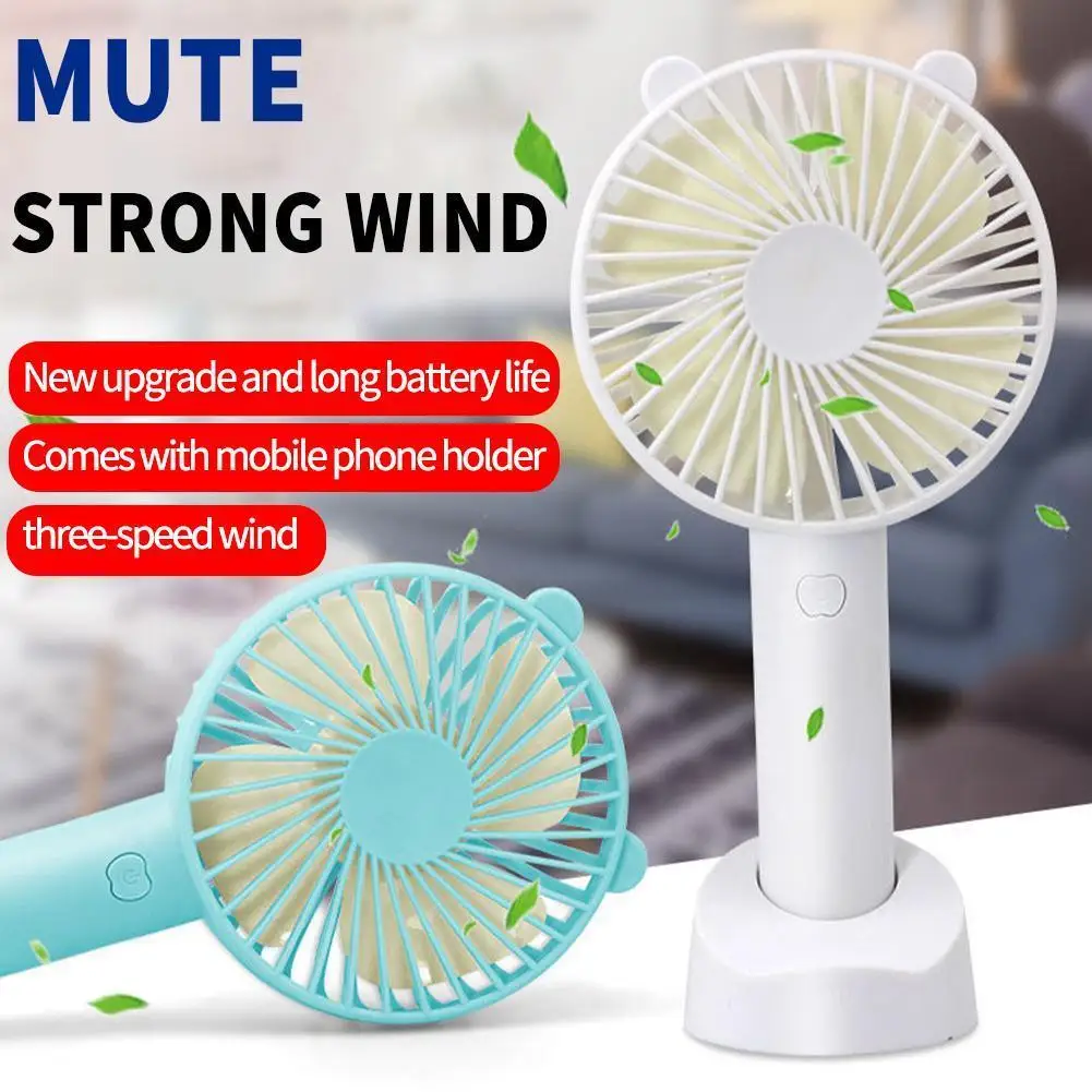 

A Summer Three-Gear Adjustment Noiseless Small Fan Mobile Phone Bracket Neutral Left and Right Shaking Head Small Fan