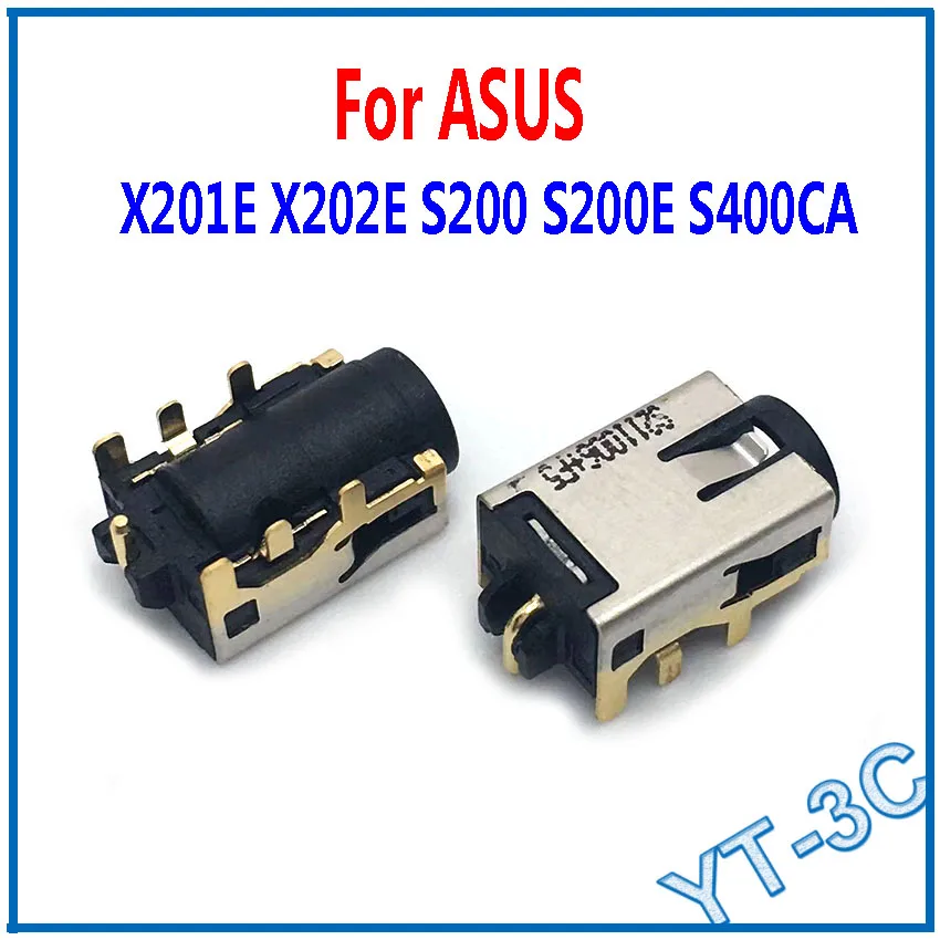 2PCS New Laptop DC Jack Power Socket Charging Connector Port For ASUS X201E X202E S200 S200E S400CA