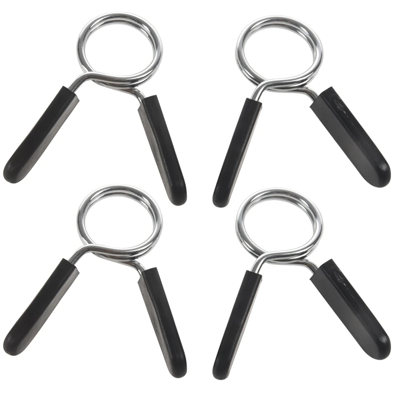 

4Pcs 30mm Barbell Gym Weight Lifting Dumbbell Lock Clamp Spring Collar Clips