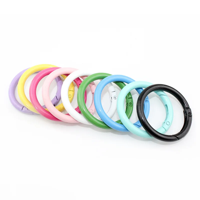 

50 шт./упаковка, застежки для ключей, 32 мм