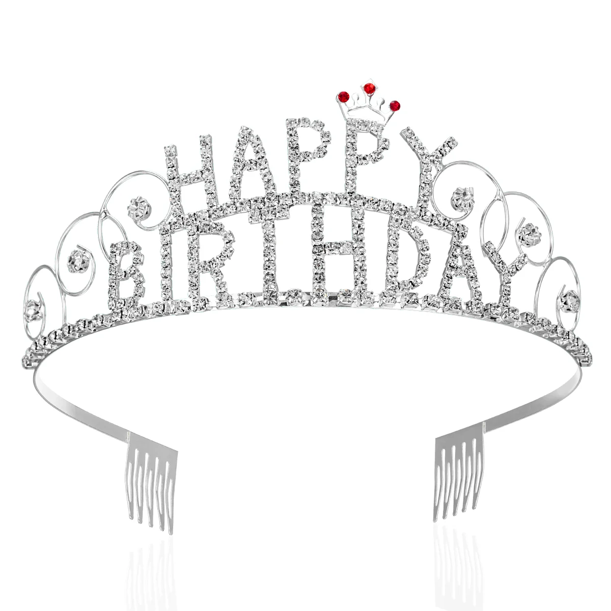 

Birthday Crowns for Women Crowns for Women Silver Happy Brithday Tiara Crowns for Women Silver Happy Brithday Tiara