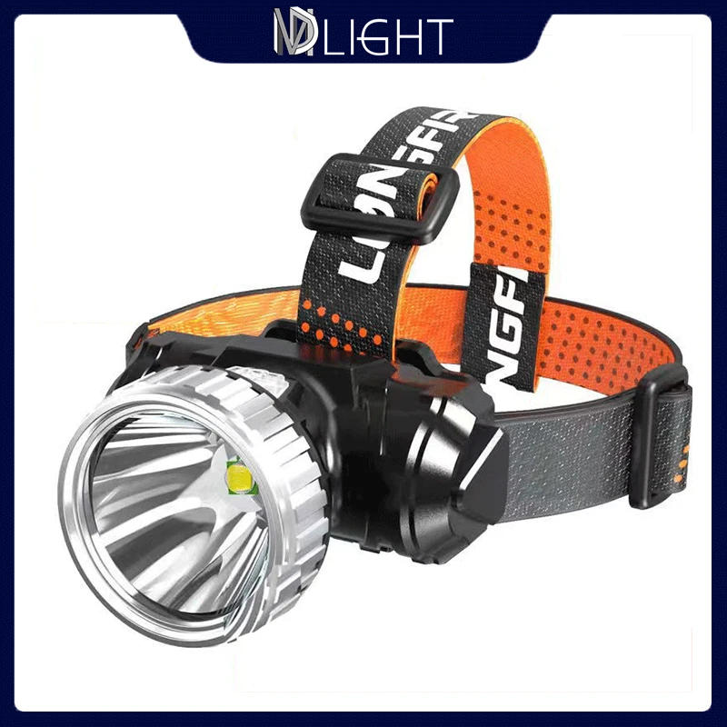 Portable Ultra Bright Waterproof Rechargeable Built-in Battery LED Head Light Torch Headlamp