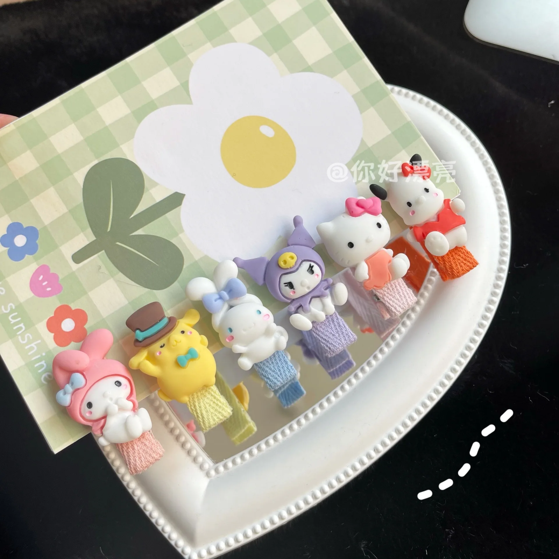 Симпатичная заколка для волос в стиле аниме головной убор мультяшная кукла Kuromi