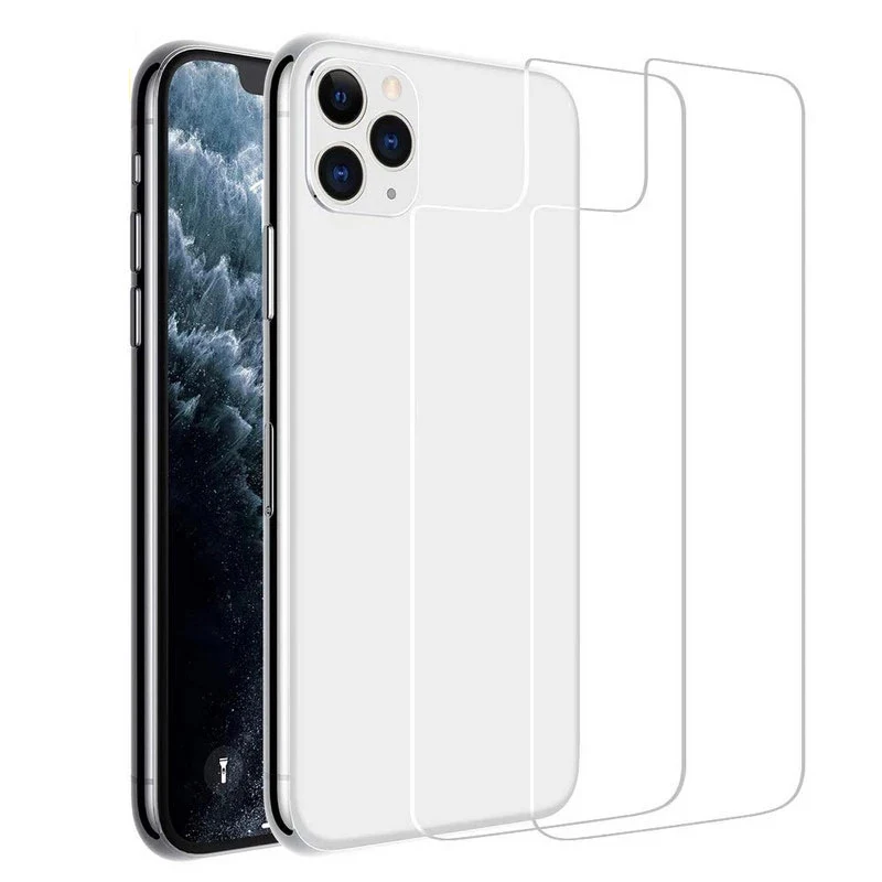 

Back Tempered Glass For iPhone 11 12 13 pro max SE 20 Protective Glass case on iPhone X XS max Rear Screen Protector Glass