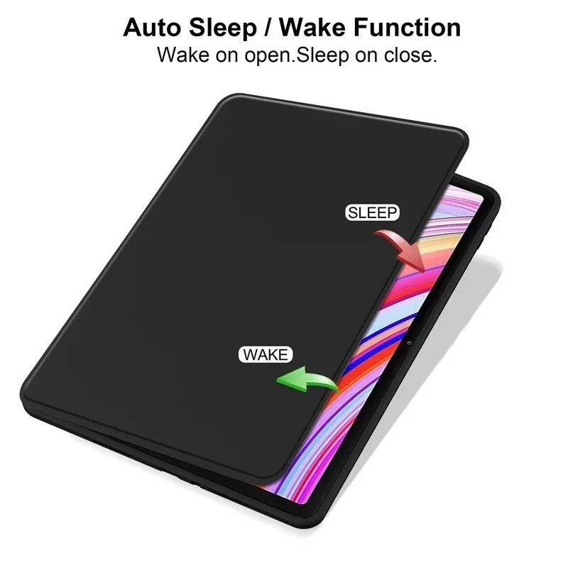 Вращающийся акриловый прозрачный жесткий чехол для Xiaomi Poco pad12.1дюйма 2024 6S Pro 12 4 5 6 11