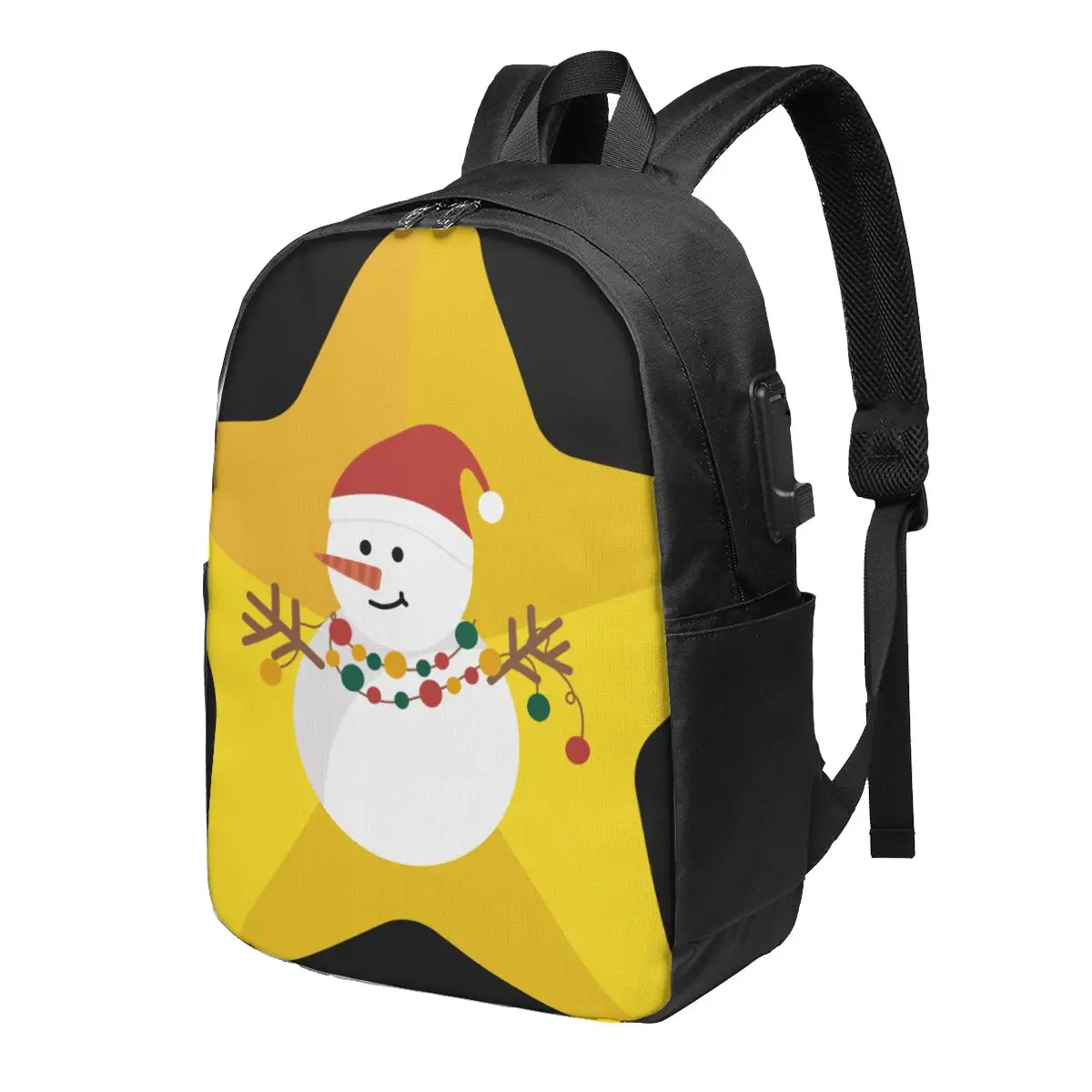 

Мужской деловой рюкзак для ноутбука с USB-зарядкой