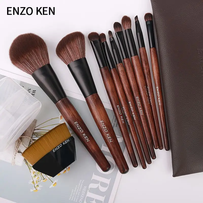 

9Pcs Makeup Brush Set Eyeshadow Brush Ultra Soft Full Conditioning Brush Beauty Tool Brush Maleta De Maquillaje Profesional