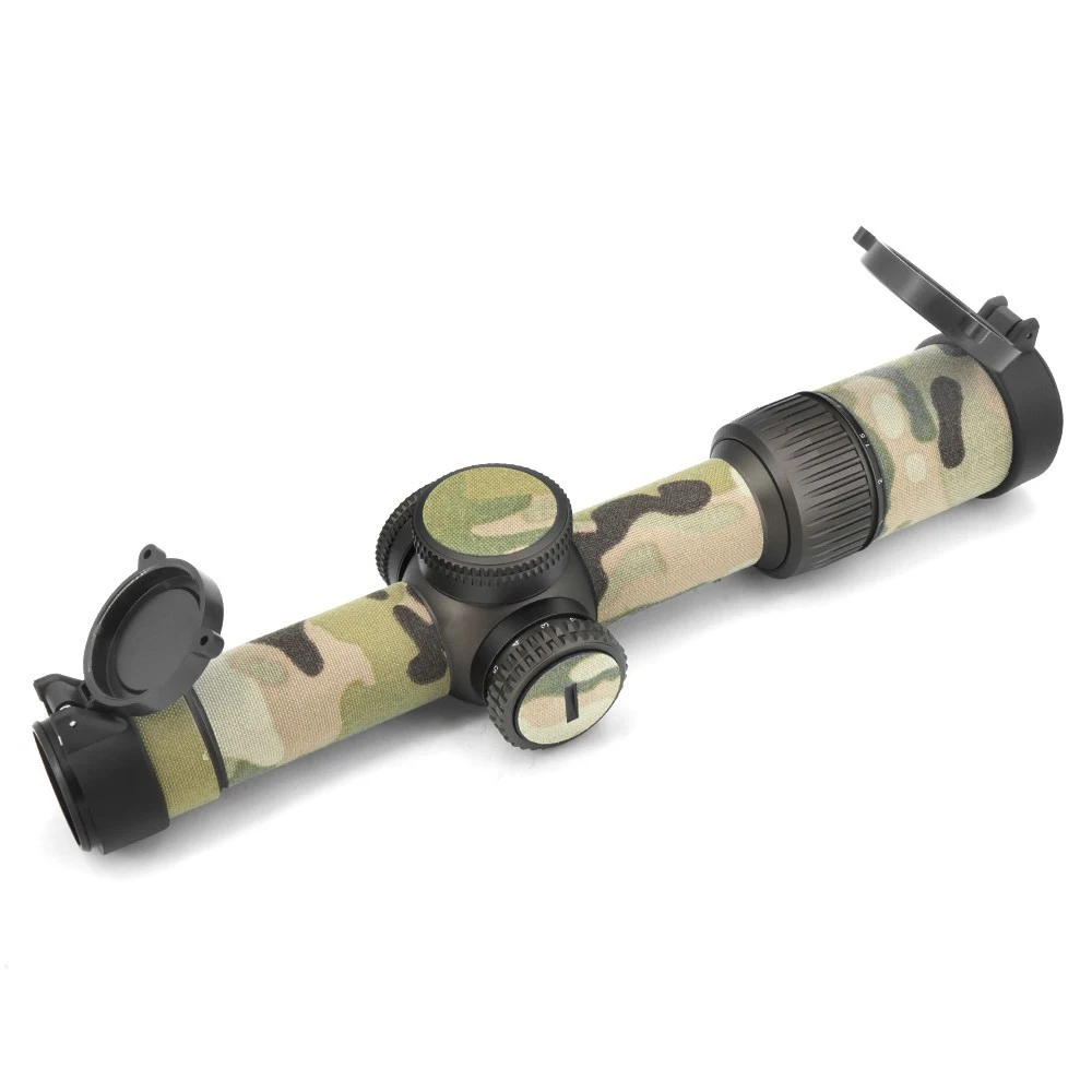 Тактический прицел YCTAC Razor HD 1-6X LPVO с камуфляжной защитной наклейкой для страйкбола, охоты и стрельбы CS. (art.: 3920dd2e33152) - 3920dd2e33152
