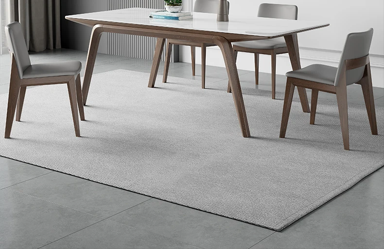 Обеденный стол из цельного дерева современный простой импортный обеденный