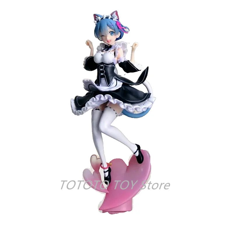 

Набор из 1/7 шт. аниме «Re:Life In A другой мир» от Zero Rem Cat Ear Ver. Фигурка из ПВХ в комплекте, Коллекционная модель, игрушки, кукла