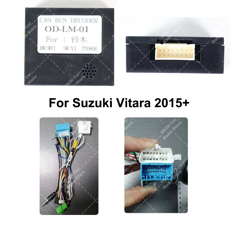 

Android автомобильный радиоприемник Canbus 16-контактный адаптер для Suzuki Vitara 2015 + Suzuki Swift 2010-2018 Suzuki Grand Vitara 2005 +