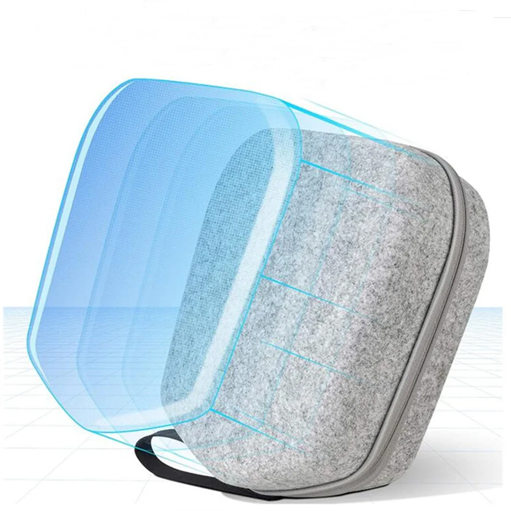 

VR стеклянная дорожная сумка с ремешком, Противоударная, для наушников, с застежкой-молнией