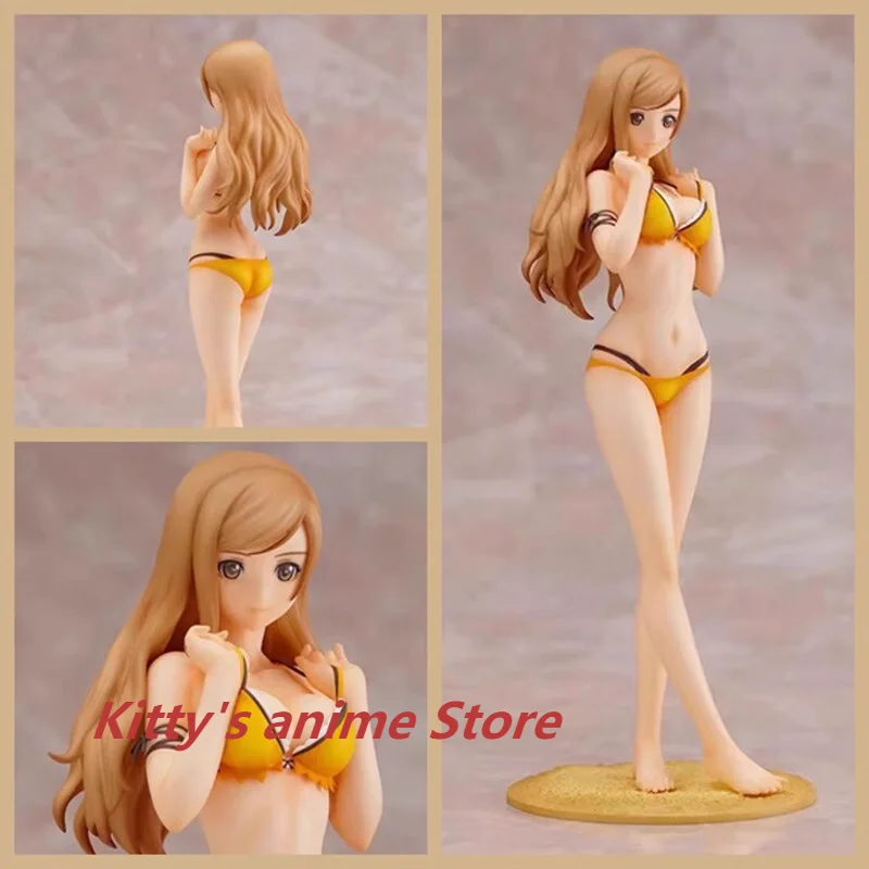 

24 см Блестящий ветер Kureha Touka 1/7 купальник ver Аниме Сексуальная Девушка ПВХ экшн-фигурка для взрослых Коллекционная модель игрушка кукла подарки