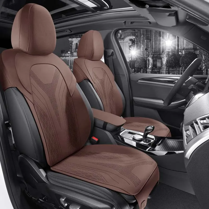 Чехол для автомобильного сиденья специальный на заказ 2018-2023 BWM X3 замшевая дышащая